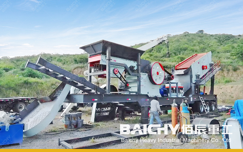 Мобильные дробилки мощностью 100 тонн в час для Филиппин - Мобильная щековая и конусн
