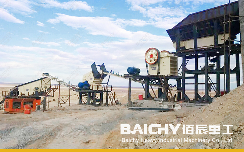 Производственная линия для дробления камня мощностью 200 тонн в час