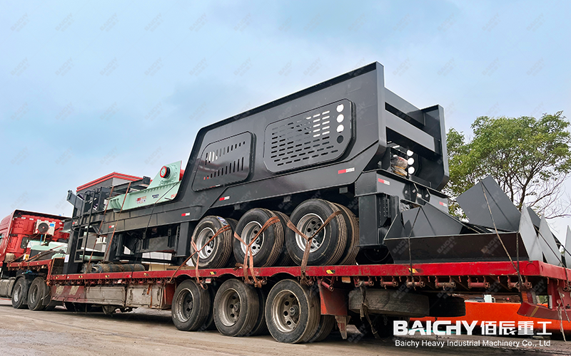 Мобильная конусная дробильная установка мощностью 250 т/ч поставляется в Алжир