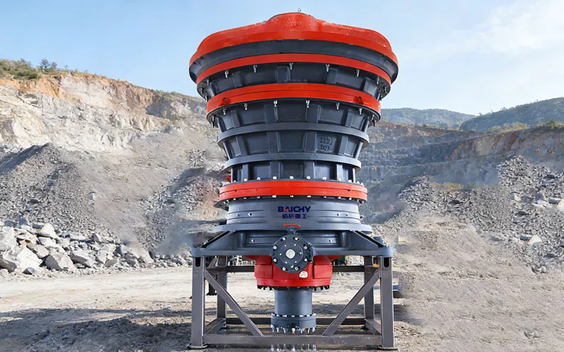 Первичная дробилка, Высокопроизводительная первичная дробилка, конусная дробилка