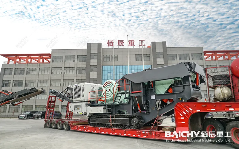 Щековая дробилка на гусеничном ходу, Станция щековой дробилки на гусеничном ходу, щековая дробилка