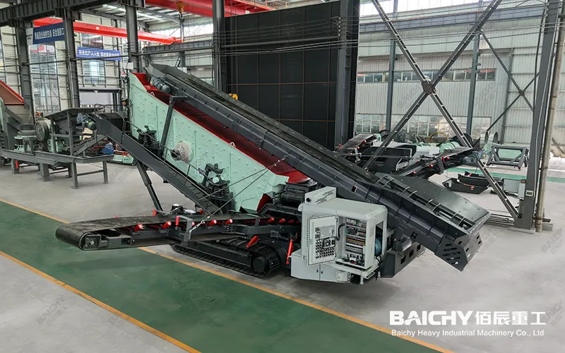 Передвижные сортировочные станции на гусеничном ходу