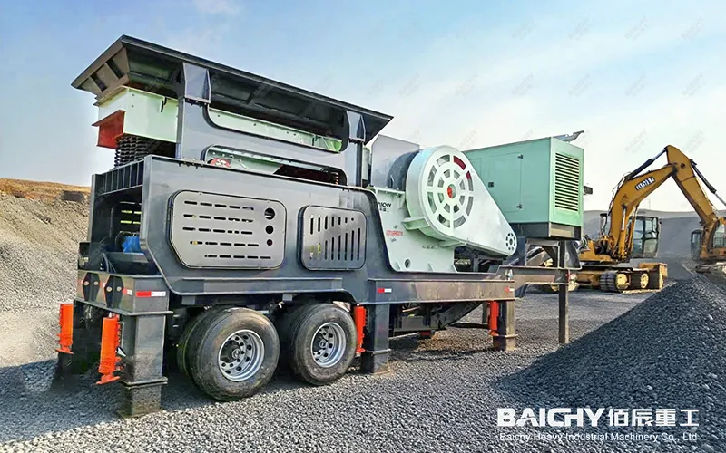 Мобильная щековая дробильная установка YDPZ69-9638