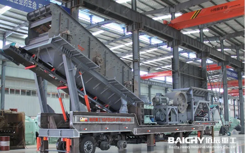 Мобильная дробильная установка 4-в-1 (50-150 тонн в час)