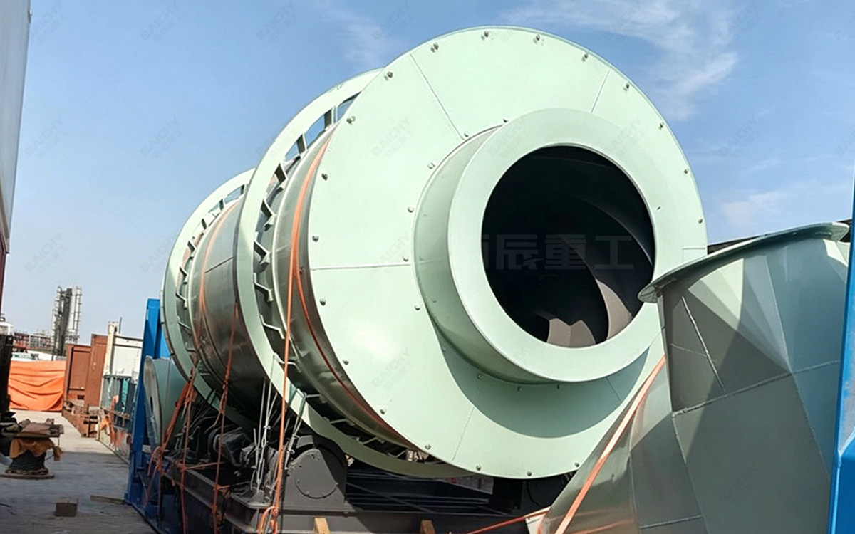 Трёхбарабанная сушилка 2.5×6 м: отгрузка со склада Baichy